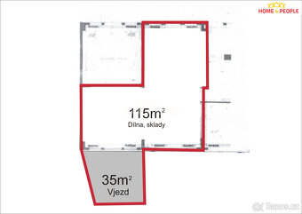 Nebytové skladovací, výrobní prostory 115m2 + 35m2 venkovníh - 3