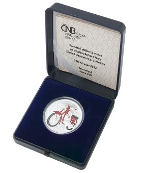 Stříbrná mince CS -  500 Kč -  2022 -  Motocykl Jawa 250 - B - 3