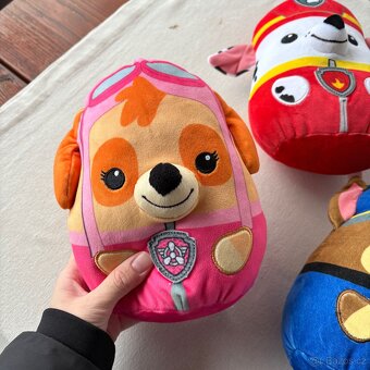 Tlapková Patrola | 3x měkký squish polštářek - 3