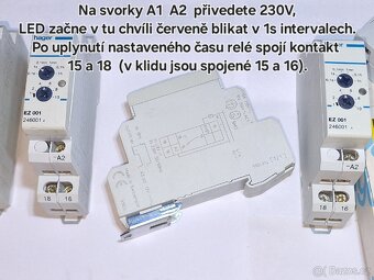 Časové relé 0.1s až 10hod. VR, Rudník, TU. Balíkovna 83Kč. - 3