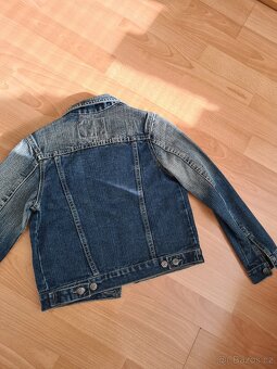 Riflová bunda dětská džíska - nová - 3