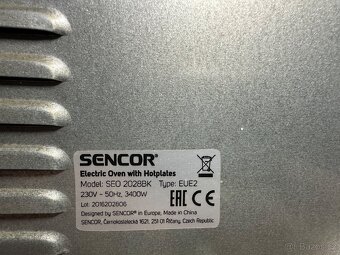 Nepouzita - Elektricka trouba s plotynkami Sencor - 3