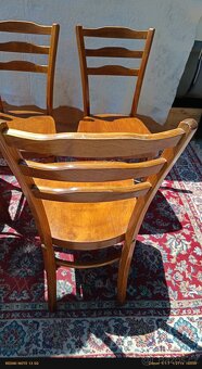 Dřevěné židle retro ,výroba Rusko - 3
