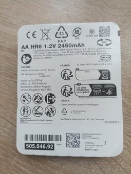 Nove, nabíjecí baterie IKEA - 3