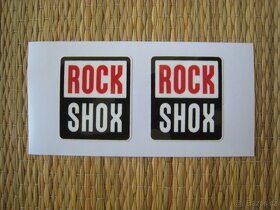 Nové originální samolepky ROCK SHOX, 2-kusy - 3
