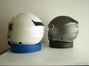 Helma na moto G10 bílá perleťová - 3