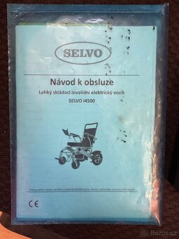 Invalidní skládací vozík SELVO i4500, 2 baterie, v záruce - 3