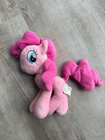 Růžový plyšový pony, 35 x 30 cm - 3