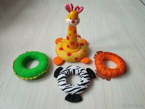 Fisher-price látkové kroužky na tyči - 3