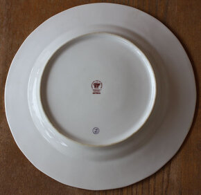 Talíř1 sběratelský, porcelán, motiv 3 grácie, antika - 3