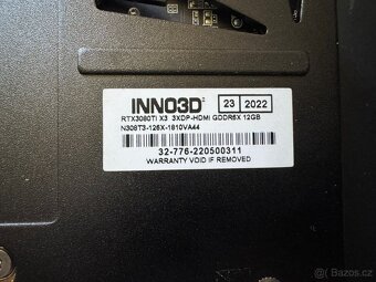 Inno3D rtx 3080ti, 12gb x3 OC - 3
