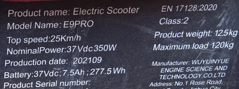 Prodám elektro koloběžku Sencor Scooter One 2020 - 3