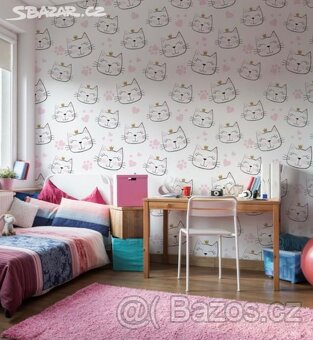 NOVÁ tapeta kočky 10m x 53cm (3 ks)) - 3