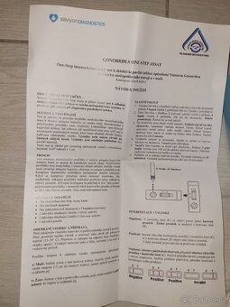 Domácí test na pohlavní choroby na kapavku 3 ks nové - 3