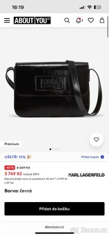 Crossbody kabelka karl lagerfeld nova - 3