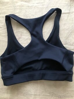 Dívčí modrá sportovní podprsenka Reebok, vel. 10-12 let - 3