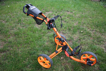 GOLFOVÝ VOZÍK CLICGEAR  3,5+   STAV JAKO NOVÝ - 3