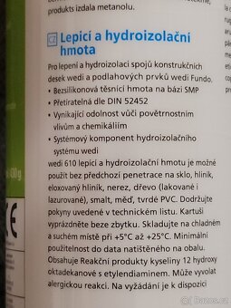 WEDI 610 lepicí a hydroizolační hmota - 3