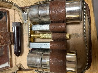 Starožitná cestovní holicí sada - 3