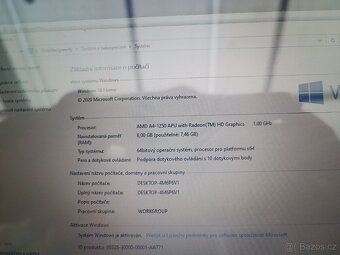 Malý dotykový notebook HP tpn c112, 8GB RAM,SSD 120GB - 3
