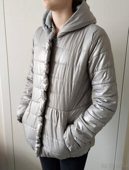 Dívčí zimní bunda na 13 až 14 let (cca vel. 164) - 3