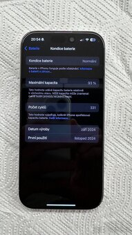 iPhone 16pro, barva přírodní titan 128GB - 3