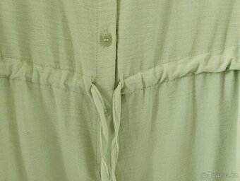 Košilové zelinkave šaty v.M/L - 3