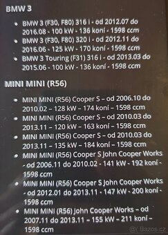 Prodám vstřik na BMW řada f30 benzín 1.6 - 3