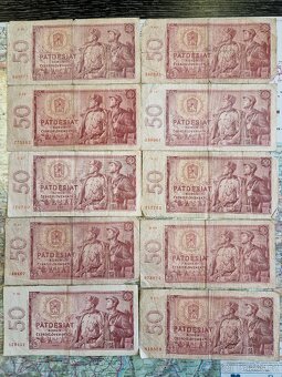 Bankovky Československo 50 Kčs - 3