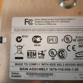 8 portový switch 3COM 3C16791A - 3