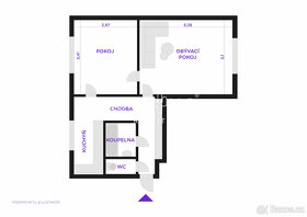 Prodej družstevního bytu 2+1 o výměře [51 m2]  ulice Mitušov - 3