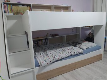 Patrová postel pro děti s šuplíkem Bibliobed - 3