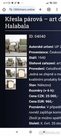 Křesla párová J.Halabala - 3