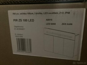 Zrcadlová skříňka 100cm, 3 dvířka (PIR ZS 100 LED) - 3