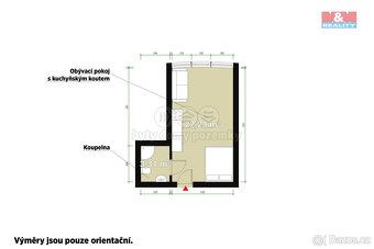 Pronájem bytu 1+kk, 25 m², Plzeň, ul. Klatovská - 3