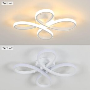 Moderní stropní LED svítidlo - bílé - 3