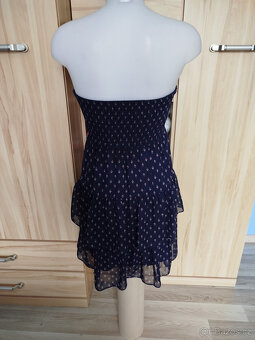 tmavě modré vzorované šaty, zn.Clockhouse - 3