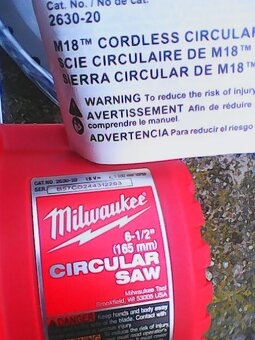MILWAUKEE M18 HD18 CS-0 okružní pila - mafl 165mm - 3