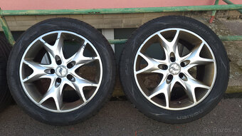 80% letní ALU kola 17" 5x112 Mercedes E W212 245/45/17 - 3