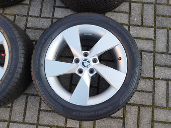 ALU 7x17 ET45 zimni pneu Nokian 225/50 R17 - 3