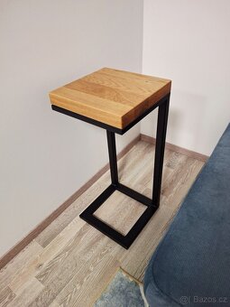 Odkládací stolek dub - 3