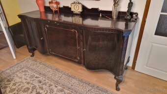 Starožitný příborník, bufet Chippendale - 3