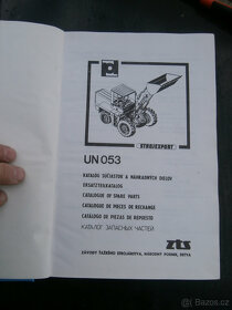 UN 053 katalog součástek a náhradních dílů za 1.500 - 3
