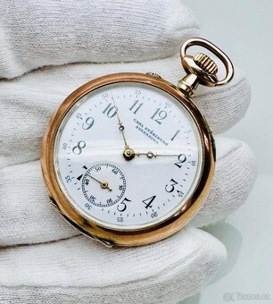 STŘÍBRNÉ KAPESNÍ HODINKY LUC - LOUIS ULYSSEN CHOPARD - 3