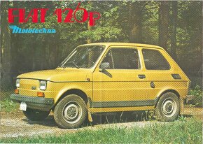 Prospekt rozkládací Polski Fiat 126 P, Mototechna 1987 - 3