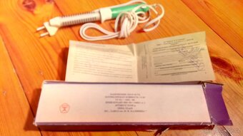 Sovětská elektrická kulma Éтюд 2 z roku 1990 – zcela nová - 3