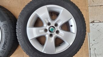 Alu kola Škoda 14" 5x100 letní pneu 185/60 R14 5-6mm Fabia - 3