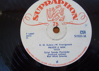 EP deska Standa Procházka 1956-Přijďte k nám,Margit/44/ - 3