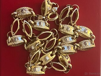 Zlato / zlatý Versace řetěz 14k - 3