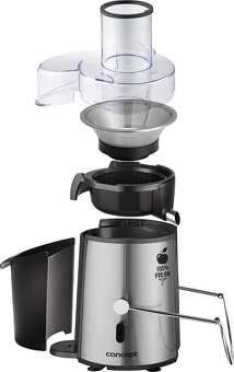 Prodám odšťavňovač Concept, 1000 W, chrom - 3